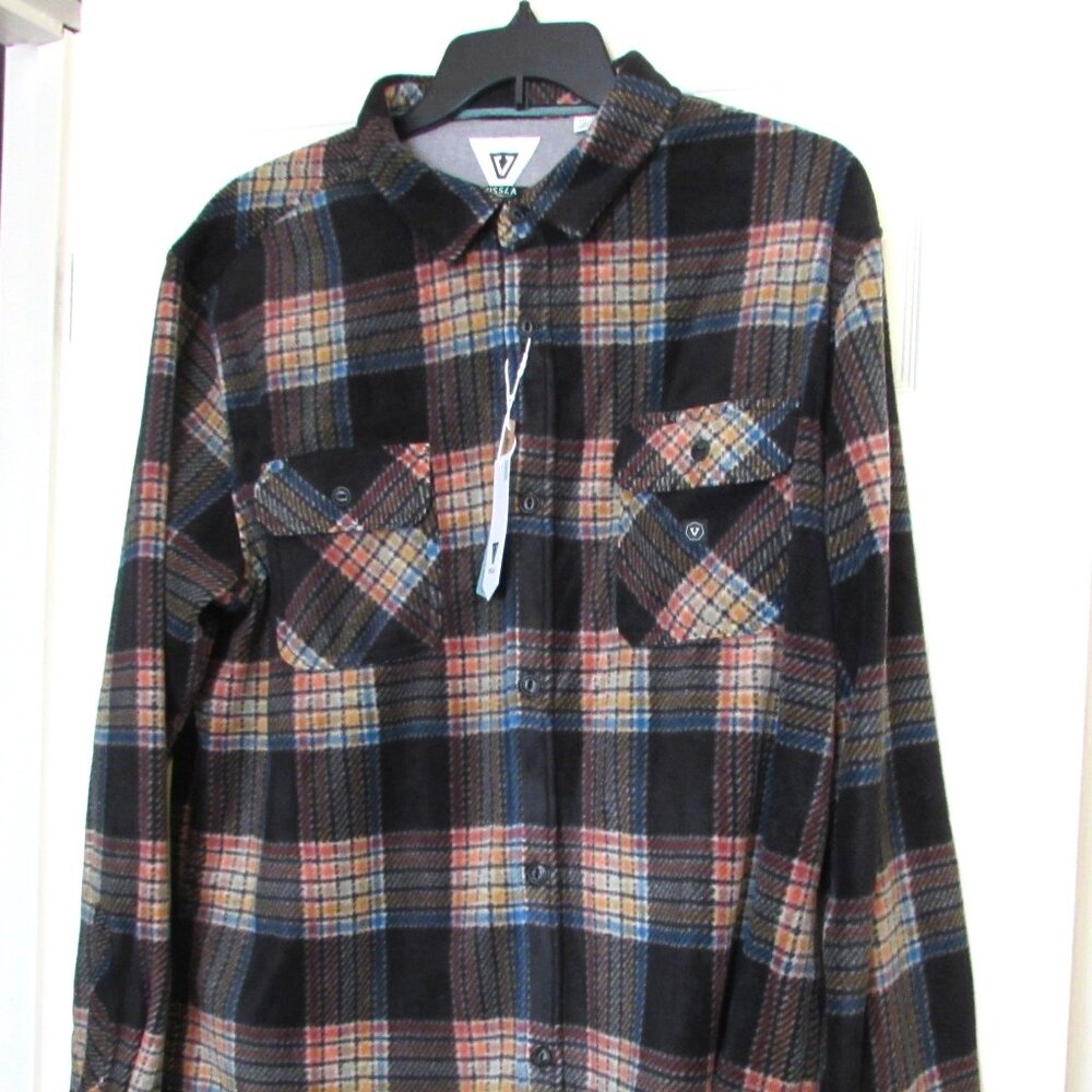 NWT VISSLA ECO-ZY LS Polar Flannel Shirt Jacket Size XXl